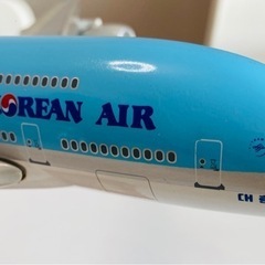 今週末値下げ　100回搭乗記念品としてもらった貴重品　Korean Air　A380-800 プラモデルの画像