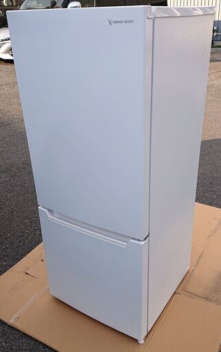 山口市、2ドア117L冷蔵庫￥148002021年製ヤマダ省エネ美品