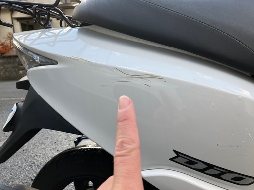 ホンダ　Dio　AF68型 （傷画像）