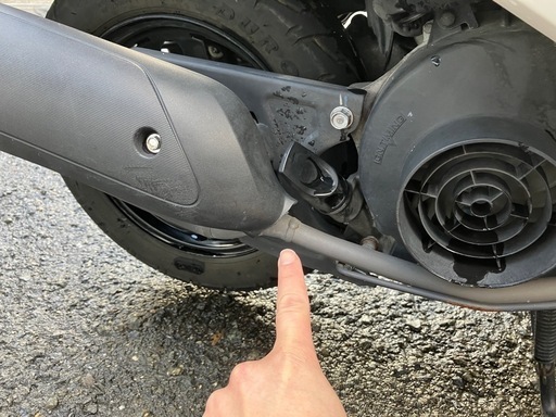 ホンダ　Dio　AF68型 （傷画像）