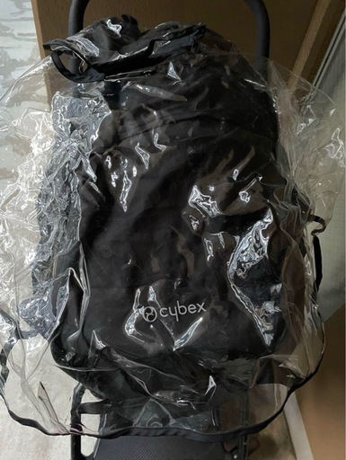 Cybex ベビーカーグレーレインカバー付き