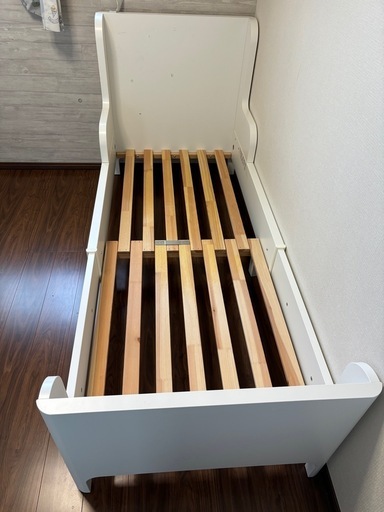 IKEA キッズベット(ホワイト) マットレス付き
