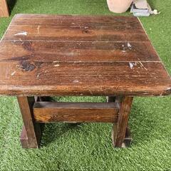 アメリカ家具 味のあるサイドテーブル2コセットの画像