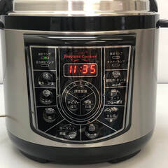 ss7200　スターライフ 電気圧力鍋 VHGSLCIND0099 4L プレッシャークッカー 取扱説明書付き 1台8役 発酵調理器 低温調理機 圧力調理器 蒸し調理器 スロークッカー 炊飯器 時短 自動 タイマー付き ほったらかし家電 電気圧力なべ 中古の画像