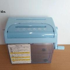 0121-247 シュレッダー　手動　CD．カードカッター付