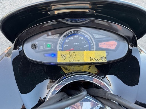 78 HONDA ホンダ PCX125 JF28 書付 実動確認済 39840km 80km確認 検… シグナスX アドレス V125 JF56 JK05 JF81 SE44J CF46A SEA5J DIO