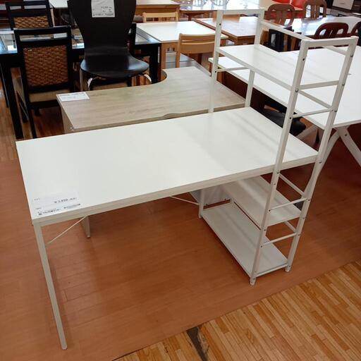 ★ジモティ割あり★ デスク　ホワイト　クリーニング済　YJ5089