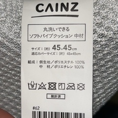 カインズのクッション２つ