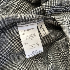 チェックチュニック　の画像