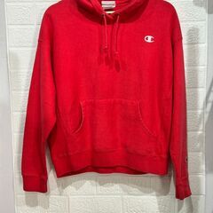 【ヴィンテージ古着】Champion ロゴ刺繍 パーカーM　リバ...