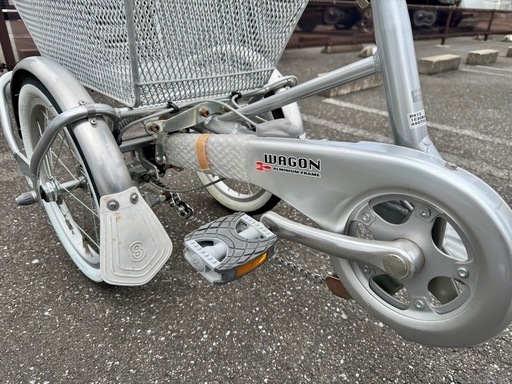 【美品】ブリジストン　ワゴン　自転車　３輪車　３段ギア　BW13　中古 美品】ブリジストン ワゴン 自転車 3輪車 3段ギア BW13 中古 3