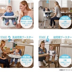 値下げGRACO (グレコ) ハイチェア フロアツーテーブル 首すわり~7歳頃まで 7通りの使い方 ベビーチェア ローチェアの画像