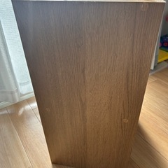 美品　2段収納　ニトリ　カラーボックス　木目調　の画像