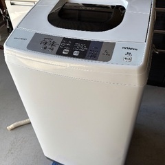 HITACHI 日立 全自動洗濯機 5kg ピュアホワイト NW-50B W2018年製 Used/キレイ