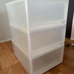 無印 衣装ケース 5個セットの画像