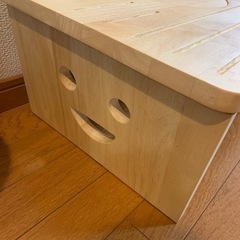 【受渡者決定】
トイレ 踏み台  折りたたみ木製 開口部29cm トイレトレーニングの画像