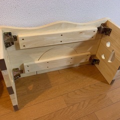 【受渡者決定】
トイレ 踏み台  折りたたみ木製 開口部29cm トイレトレーニングの画像