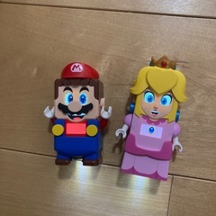 レゴマリオとピーチの画像