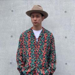 ワコマリア WACKO MARIA レオパードオープンカラーシャツ 長袖シャツ ワコマリア の画像
