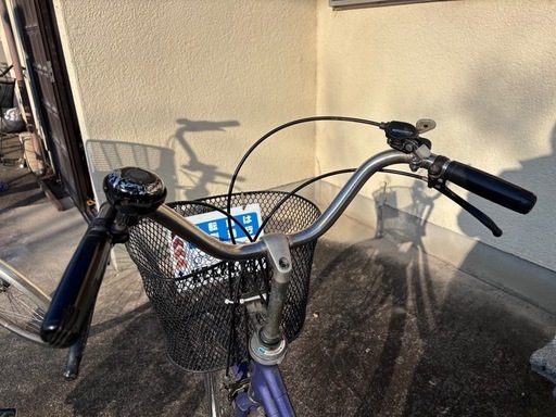 ブリヂストン　自転車26インチ　青