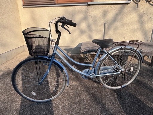 青　自転車　26インチ