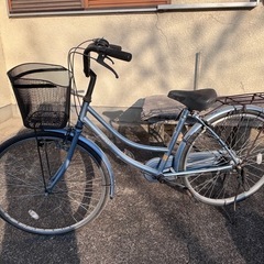 青　自転車　26インチ