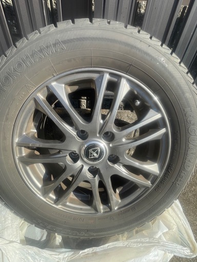 195/65R15冬用タイヤ、アルミホイール、ナト