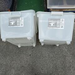 プラケース2個 フタ割れの画像