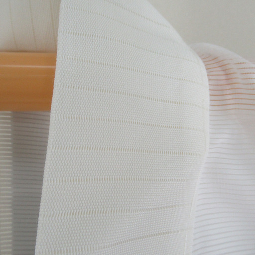 襦袢 半衿付 バチ衿 夏襦袢 白襦袢  着物じゅばん 仕立て上がり  身丈137cm 【キモノオフ野々市若松店】