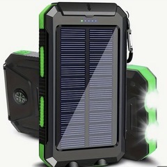 お値引き！激安コンパクトスマホ充電モバイルソーラーバッテリー❣️ 