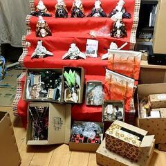 【部品小物は揃っています】7段飾りと3段飾りの5月人形