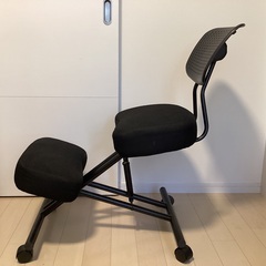 姿勢がよくなるバランスチェア【美品】の画像