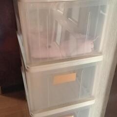 【交渉中につき対応遅くなります】USED 衣装ケース 各種の画像
