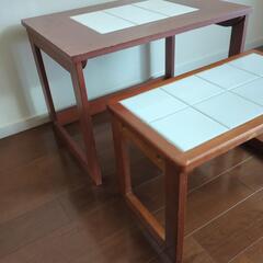 ★無料★タイル天板　レンジ台の画像