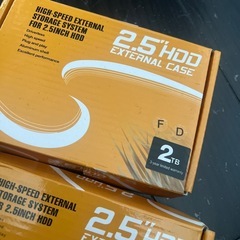 新品未使用 外付けHDD 2個セット
の画像