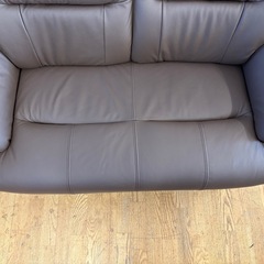 値下げしました!!N838★PRODUCT製★2P本革ソファ★ソファ★幅1270mmの画像