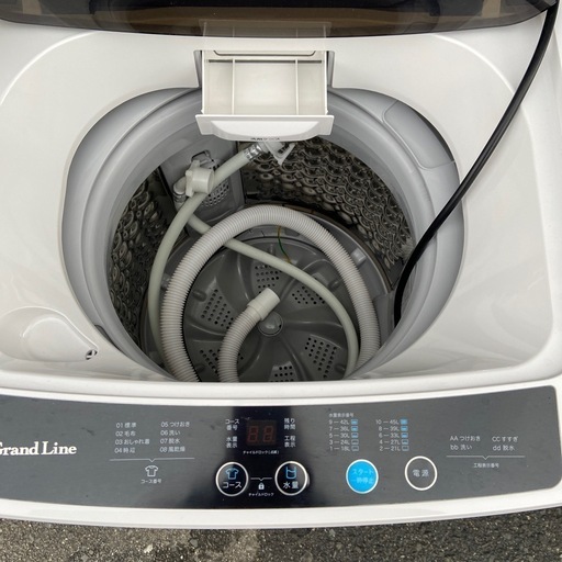 限定SALE！　グランドライン　5Kg 洗濯機　2023年製　WM01A-50WT