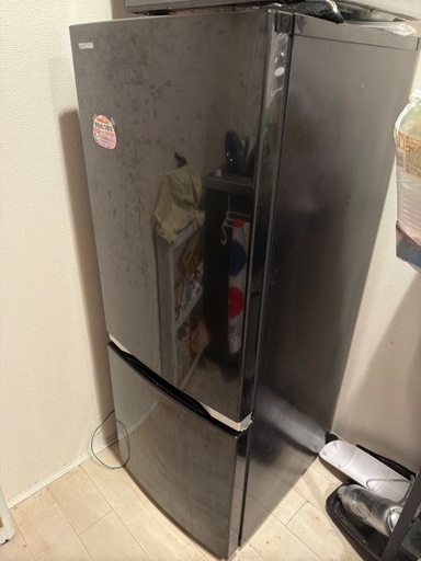 5000円　2019年製　東芝　冷蔵庫　153L GR-P15BS