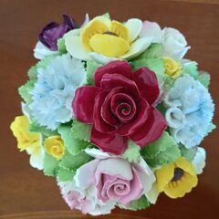Royal Doulton  ロイヤルドルトン　陶花　陶器　花　置物　インテリアの画像