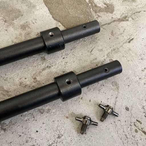 ストアエキスプレス 業務用 ハンガーラック 丸パイプ ストア 黒 120cm ②