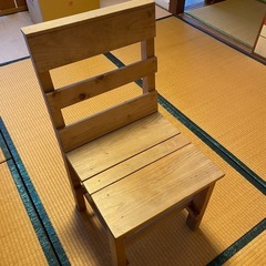 木製いす　