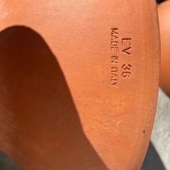 イタリア製陶器植木鉢の画像