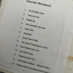 Miley Cyrus、Hannah Montana CDセットの画像