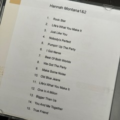 Miley Cyrus、Hannah Montana CDセットの画像