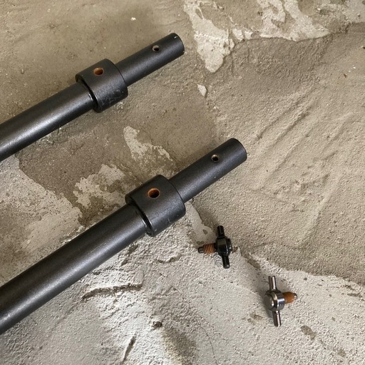 ストアエキスプレス 業務用 ハンガーラック 丸パイプ 黒 120cm ③