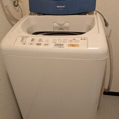 洗濯6.0kg送風乾燥機能搭載全自動洗濯機