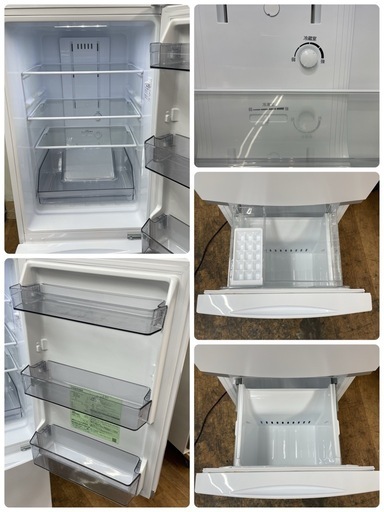 新生活応援フェア！期間限定の特別値下げ！ R535 ☀️ ジモティー限定価格！ TOSHIBA 冷蔵庫 (153L) 2ドア 20年製 GR-S15BS ⭐ 動作確認済 ⭐ クリーニング済
