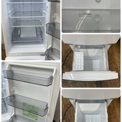 R535 ☀️ ジモティー限定価格！ TOSHIBA 冷蔵庫 (153L) 2ドア 20年製 GR-S15BS ⭐ 動作確認済 ⭐ クリーニング済の画像