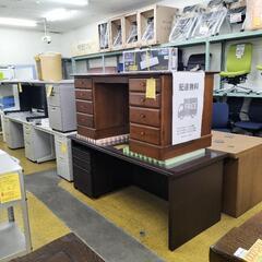 ●カリモク 書斎デスク 両袖デスク　高級デスク プレジデントデスク 役員デスクの画像