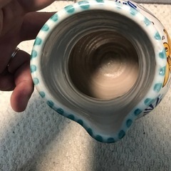 スペイン製　陶器　花瓶　ピッチャーの画像